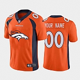 Nike Broncos Customized Orange Team Big Logo Vapor Untouchable Limited Jersey,baseball caps,new era cap wholesale,wholesale hats